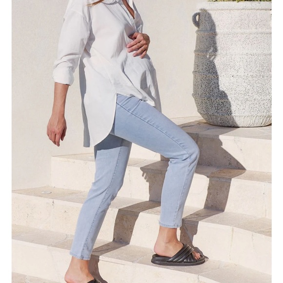 Bae womens On The Move Mum maternity over the bump Jeans L - Picture 1 of 9